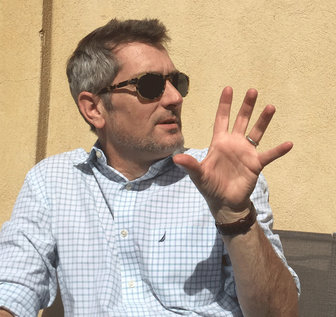 Jeffrey Hannan in Fayence, departement de Var, France 2015